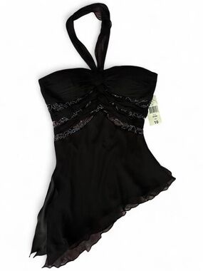 Vintage Beaded Halter Top